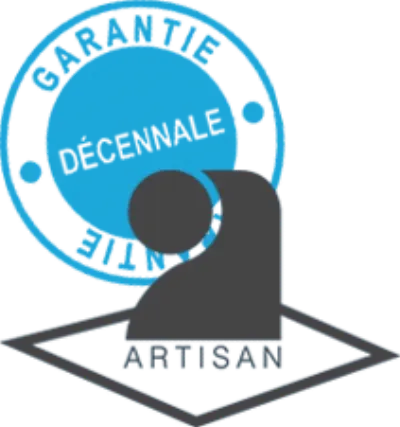 Badge garantie decennale artisan BTP